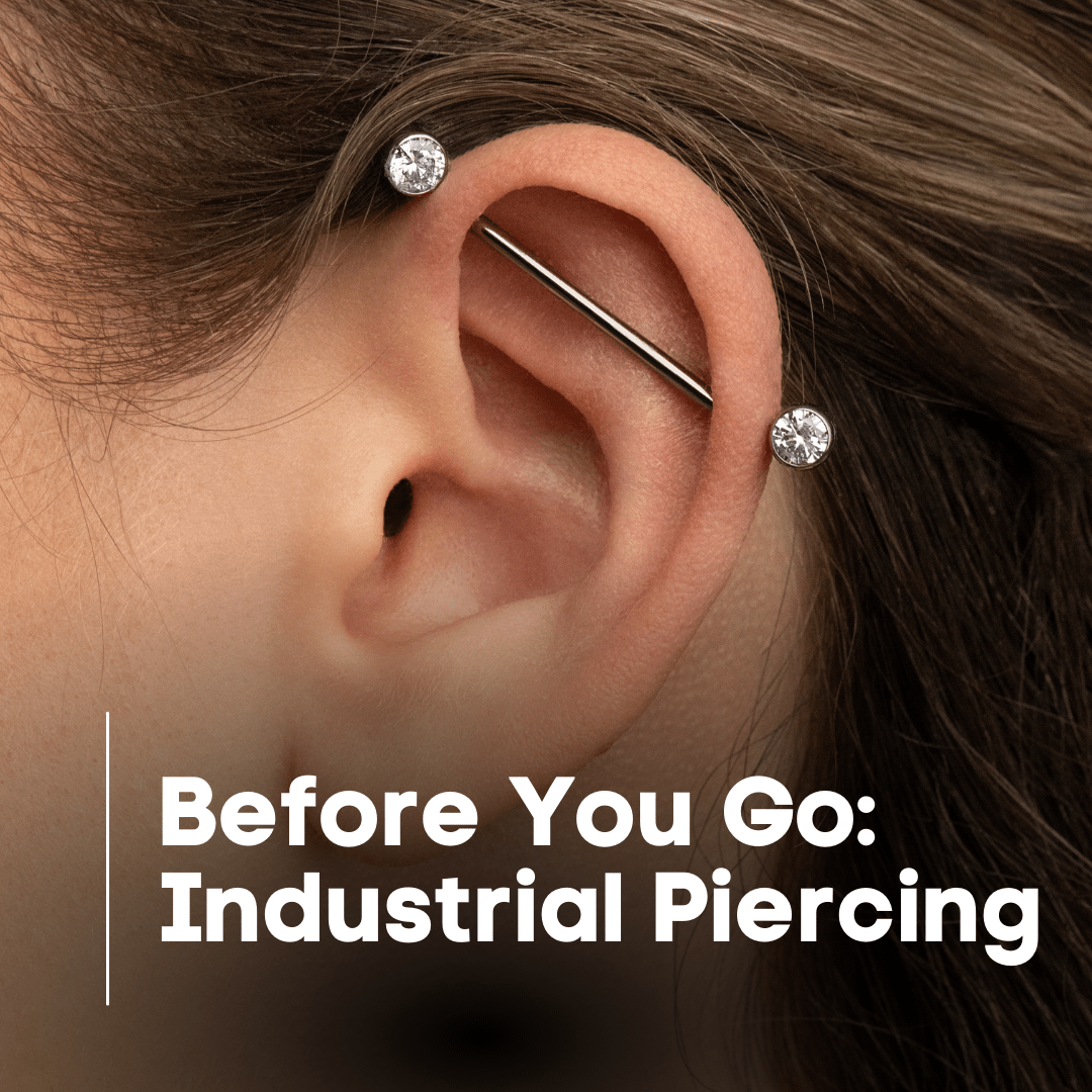 A bar ear shops piercing