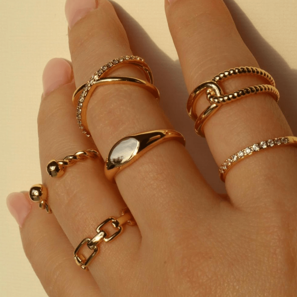 Infinity Open Ring - Rings - Lulu Ave Body Jewelery