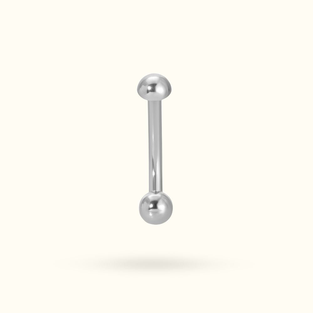 Titanium Plain Rook Barbell - Lulu Ave Body Jewelery