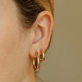 Tube Hoop Set - Earrings - Lulu Ave Body Jewelery